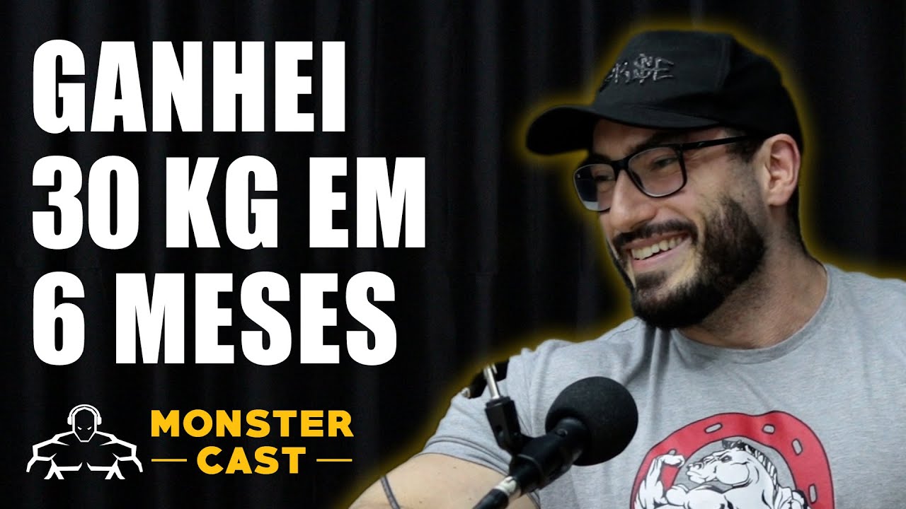 COMO GANHOU 30 KG EM 6 MESES? - NINJA BODYBUILDER - CORTES MONSTER CAST #02