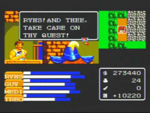 Miracle Warriors : Seal of the Dark Lord Master System