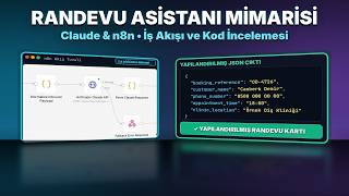 Hizmet Sektörüne Claude & n8n ile Randevu Asistanı Kurulumu (İş Akışı & Kod İnce