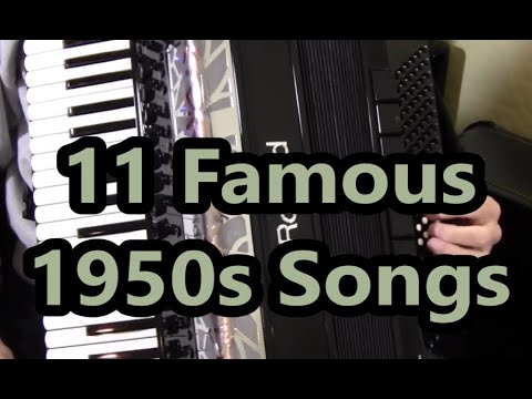 Best 1950s Songs, Roland digital accordion. Dale Mathis