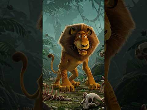 Horror Version of Madagascar! Alex, Marty, Melman & Gloria Turned Into Jungle Nightmares! 🐾💀