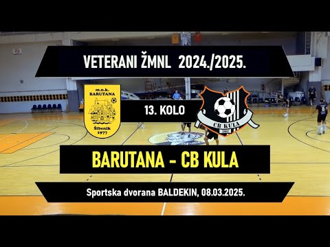 VETERANI ŽMNL: BARUTANA - CB KULA  1:3, 08.03.2025.