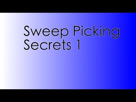 Sweep Picking Secrets 1