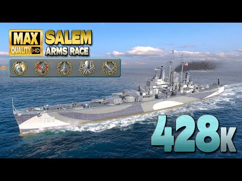 Cruiser Salem: Great recovery - World of Warships