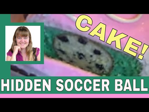 ⚽ Easy Soccer Ball Surprise Cake Tutorial 🎂 | Hidden Soccer Ball Cake Video