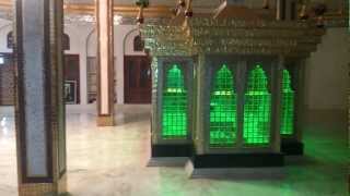 preview picture of video 'Inside the newly constructed roza of Imam Hussein (a.s) shrine, Hussein Tekari, Gujarat, INDIA'