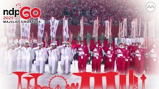 The Guard of Honour and Colours Contingent March Past  | National Day Parade 2025