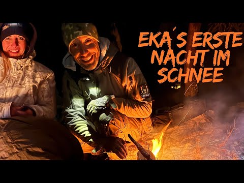 How will Eka's first night in the snow be? | Abseiling | Fire | Food | Sleeping | at -XX°C