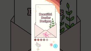 Front Page Border Design Ideas!✏️📓💖 #shorts #assignment #border #diy #design #trending #decor