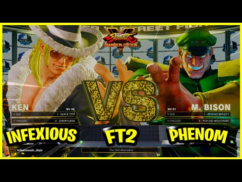 SFV CE 🔥Infexious (Ken) vs Phenom (M. Bison) 🔥Fighting Games Replays🔥