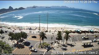 Webcam Rio de Janeiro Copacabana Posto 6 live webcam