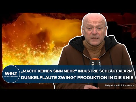 DUNKELFLAUTE IN DEUTSCHLAND: Industrie schlägt Alarm! Strompreise zwingen Produktion in die Knie