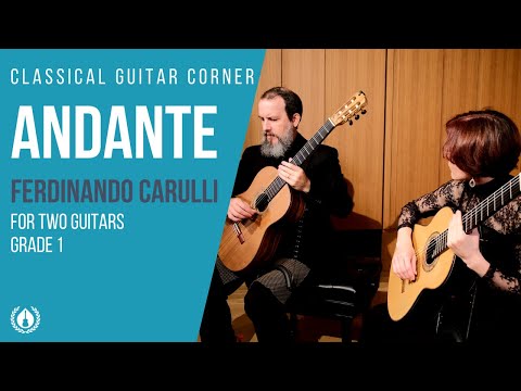 Andante by Ferdinando Carulli for Two Guitars
