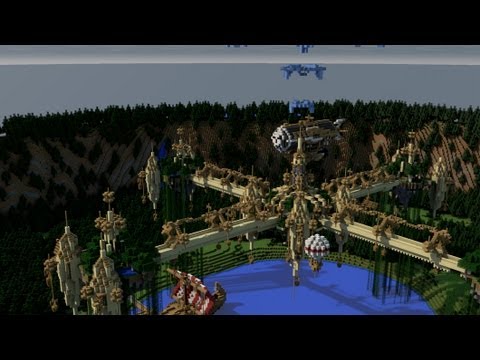 Blowing up the Flapcraft spawn with a large BOOM!