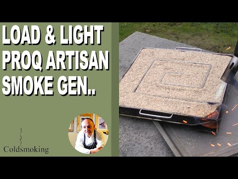 PRO Q Artisan Cold Smoke Generator - Load & Light for Coldsmoking