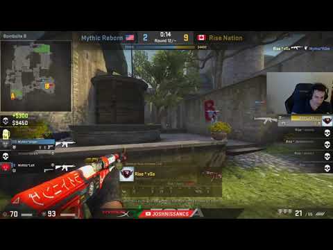 vSa 1v5 vs Mythic (CSGO HIGHLIGHT)