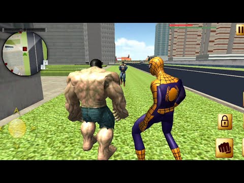 Monster & Spider City Rescue Battle - Spider Hero Vs Superman Vs Monster Vs Villains - GamePlay