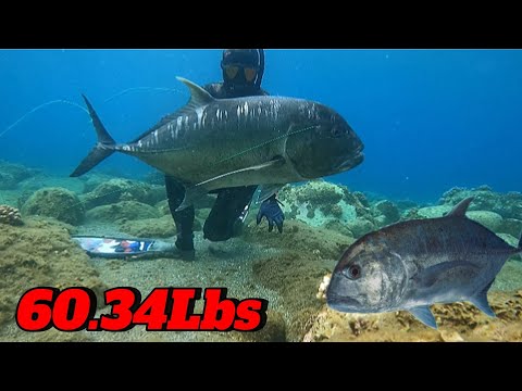 SPEARFISHING PHILIPPINES || MONSTER GIANT TREVALLY || BANTON ROMBLON || PB!🎯🎯🎯😱😱😱