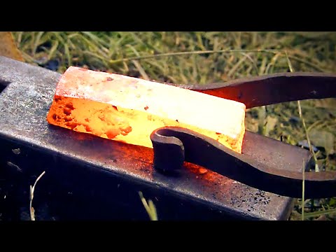 SMELTING AND FORGING BLOOMERY IRON [Trollsky Knifemaking]