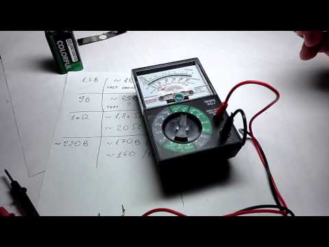 Дешевый стрелочный тестер (YX-2000A) - полное барахло!