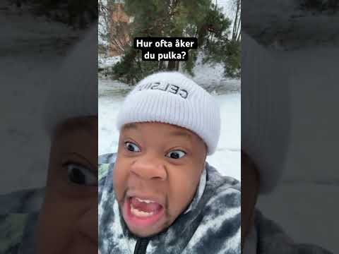 Filip åker Pulka #shorts
