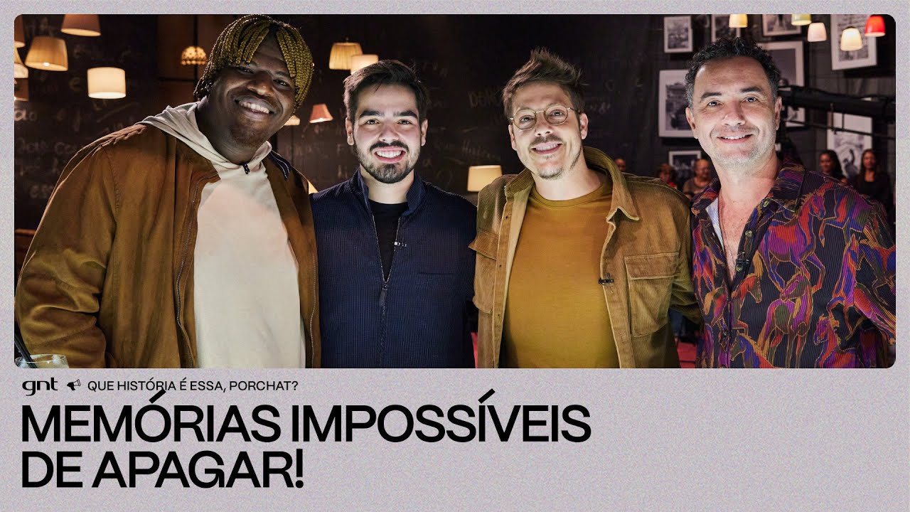 Marco Luque, Digão Ribeiro e João Silva no BAR do PORCHAT | Que História É Essa, Porchat | GNT