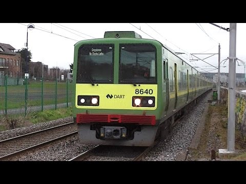 Irish Rail 8520 Class Dart Train Number 8640 - Booterstown, Dublin