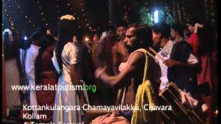 preview picture of video 'Men dresses like women - Kottankulangara Chamayavilakku'