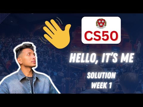 CS50 PSet 1 - Hello Walkthrough (Step by Step for Beginners)