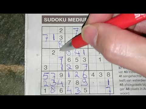 Wash your hands, even when you solve a sudoku. (#483) Medium Sudoku puzzle. 03-19-2020