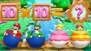 【スーパー マリオパーティ】ラッキーチーム対決！マリオ＆ルイージ VS ピーチ＆デイジー 4K UHD