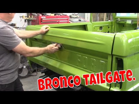 1966-1977 Bronco tailgate install. and tips. Bronco part 12.