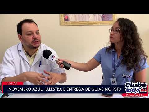 NOVEMBRO AZUL: PALESTRA E ENTREGA DE GUIAS NO PSF3