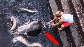 This Boy Caught A Massive Creature Crawling Out Of The River, What Happened Next Is Terrifying