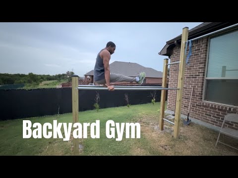 Calisthenics Backyard Gym Build - Outdoor Gym