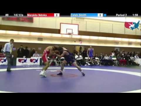 GR 74 KG - R16 - Meraldo Ndoka (ALB) vs. Caleb Smith