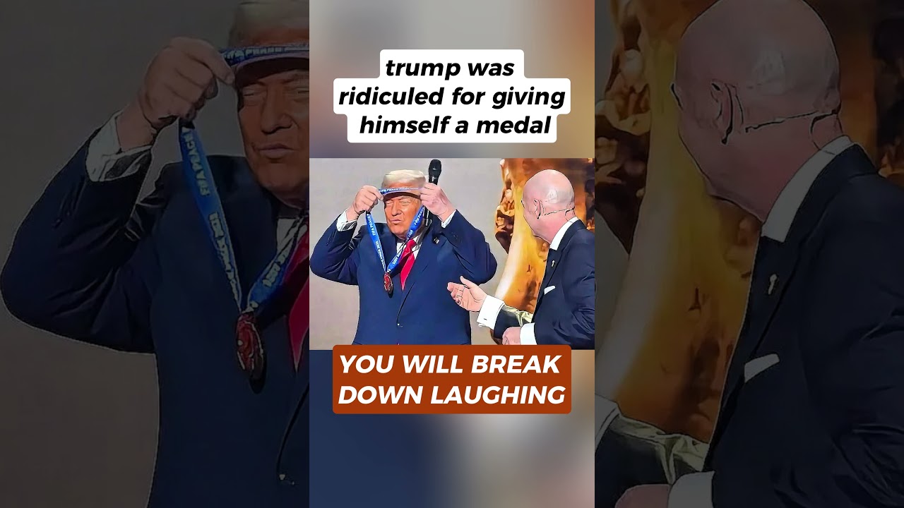 Trump Mocked for Giving Himself a Medal