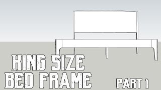 Making A King Size Bed - My Design Process / Design Considerations When Designing Your Own Bed Frame