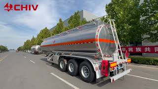 New CHIV Trailer CHIV 9,000 gallon aluminum alloy fuel tanker trailer sold to the fuel tank trailer | Image 4 - Autoline