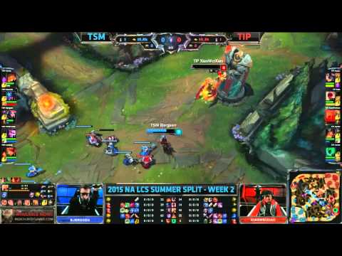 Bjergsen vs XiaoWeiXiao - 1vs1 LeBlanc vs Azir Mid - League of Legends