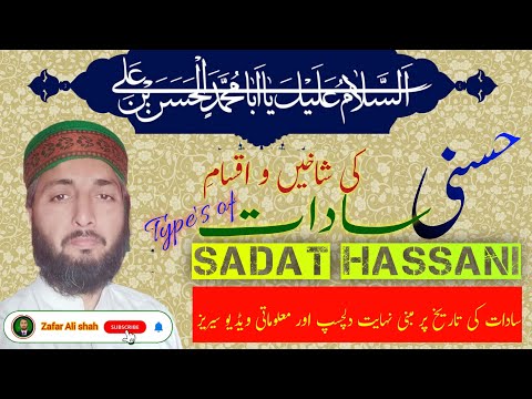 Types of Hassani Sadat |حسنی سادات کی اقسام و بنیادی شاخیں| Zafar Ali shah | History about Sadat