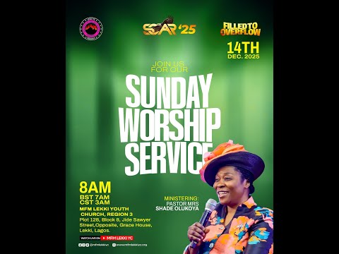 Sunday Worship Service with Pastor Mrs Shade Olukoya | SOAR 2025 Edition | 14th December 2025