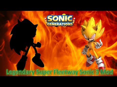 Sonic Generations (PC) Mod Part 211_ Fleetway Super Sonic 3 Mod (1080p60fps)