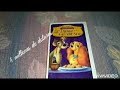 La Dama Y El Vagabundo 1 Y 2 VHS