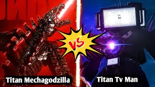 क्या Mechagodzilla को Titan TV Man हरा सकता है || Titan TV Man vs Mechagodzilla