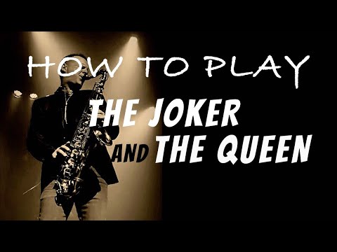 How To Play The Joker And The Queen On TENOR SAXOPHONE - Ed Sheeran