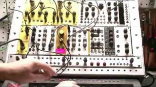 Video thumbnail for Basic voice, R-54 VCO to R-54 VCF, control by R-60 by Metasonix Metasonix