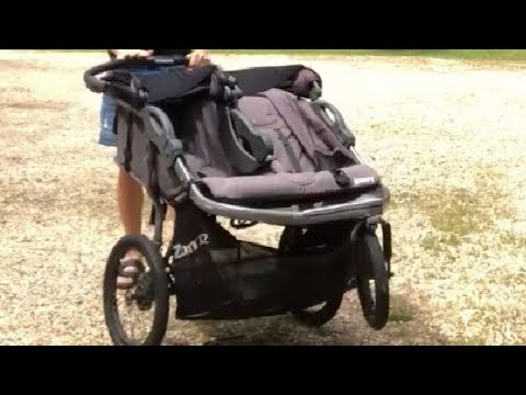 Poussette de jogging double Joovy Zoom X2, légère et performante, dotée de pneus extra-larges