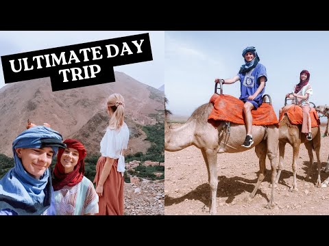 BEST Day Trip from Marrakech | Atlas Mountains & Agafay Desert