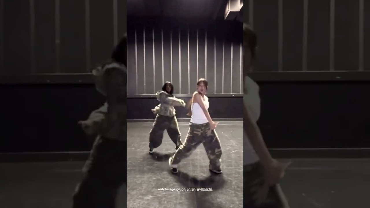 #katseye Yoonchae and Lara doing GO! dance by CORTIS|| #shorts #edit #tiktok #fyp #trending